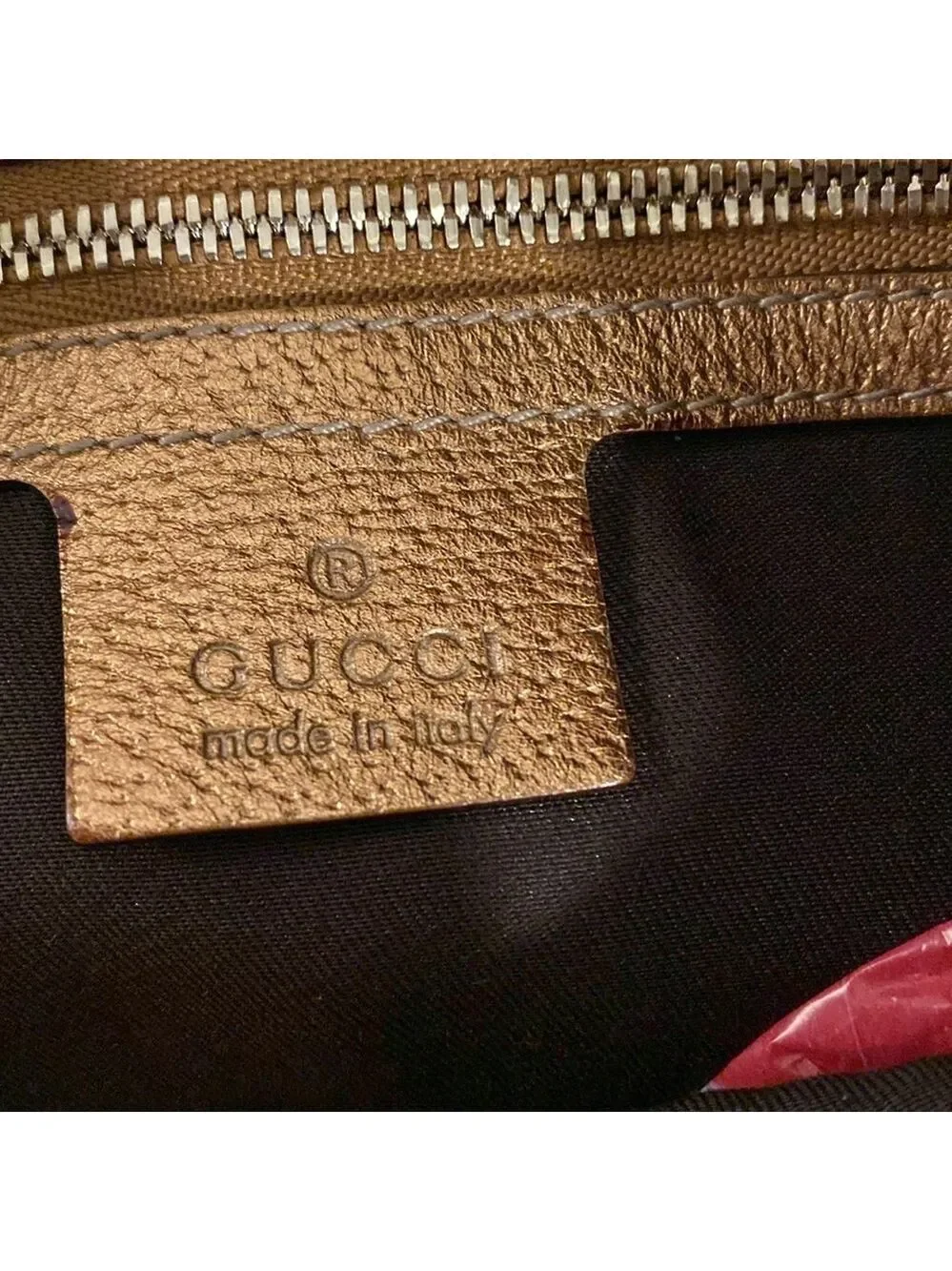 Vintage Gucci Brown Hobo Bag with Iconic Horse Bit Print
